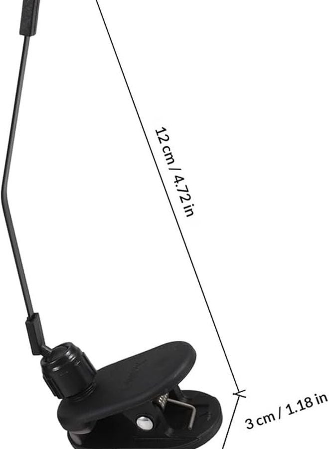 Kesyoo Black Metal Non Slip Clip Holder for Piano Sheet Music Stand Keyboard Accessories - Image 2